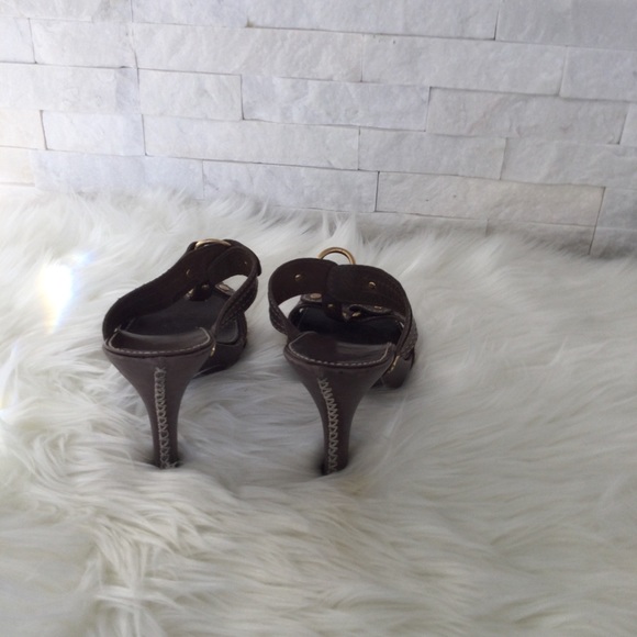 BCBG Max Azaria Leather Mules - Picture 3 of 3
